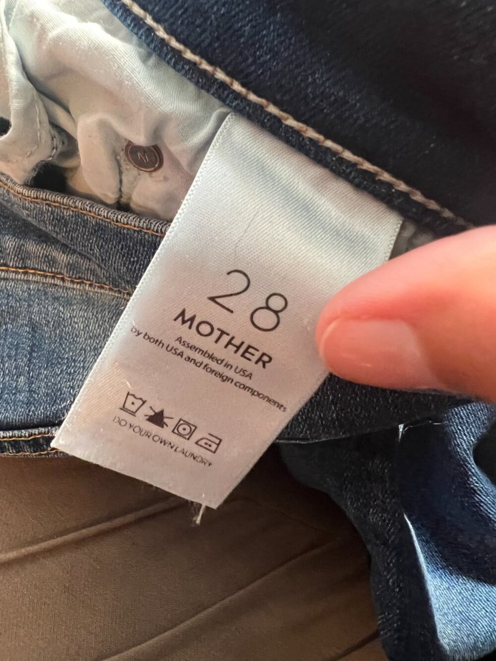 Mother insider step crop fray jeans size 28 - Picture 9 of 11